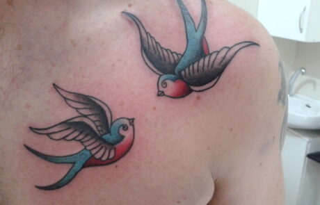 Tatuaje tradicional en Mataró