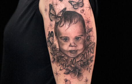 Tatuaje black and grey en Mataró