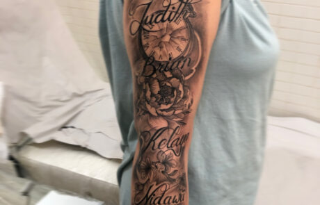 Tatuaje black and grey en Mataró